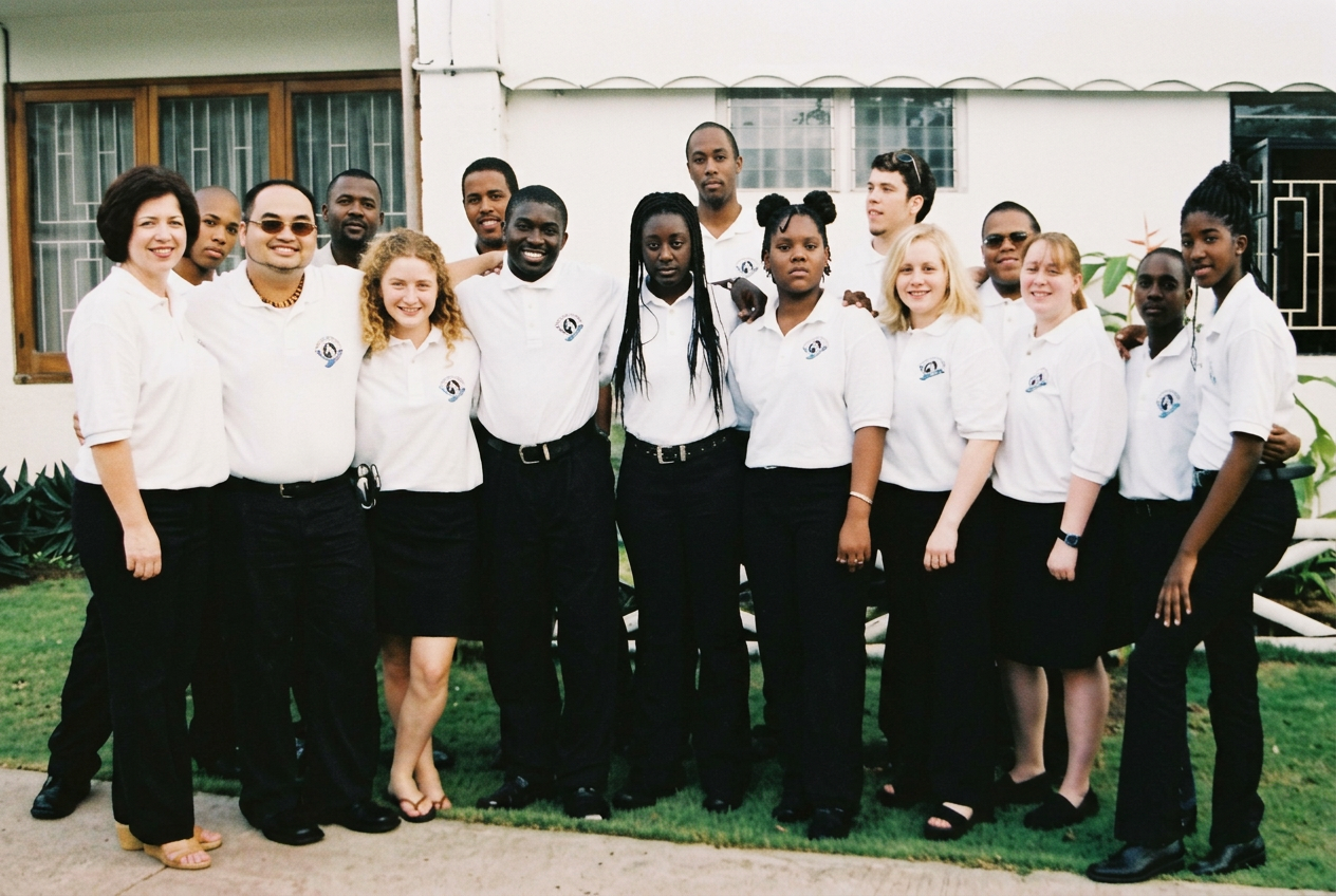 Olardo with Jamaica-Canada International Exchange Program cohort